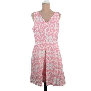 GAP 100% Linen Fit & Flare Sleeveless Sundress Pink Size 12